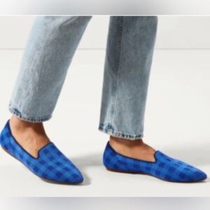 Rothy’s Lazuli Gingham Pointed Loafer Limited Edition 💎 Size 7